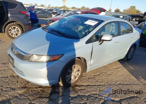 2012 Honda Civic Lx z USA, uszkodzony, nr VIN 19XFB2F52CE360482